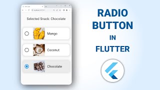 How to make Radio Buttons in Flutter - RadioMenuButton Widget Tutorial