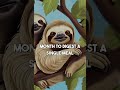 😮🦥 crazy facts about sloths that will amaze you