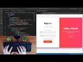 ASMR Programming - Coding Sign In / Sign Up Form - No Talking