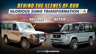 Revisiting the magic of the stunning transformation of Tata Sumo✨ | Autorounders