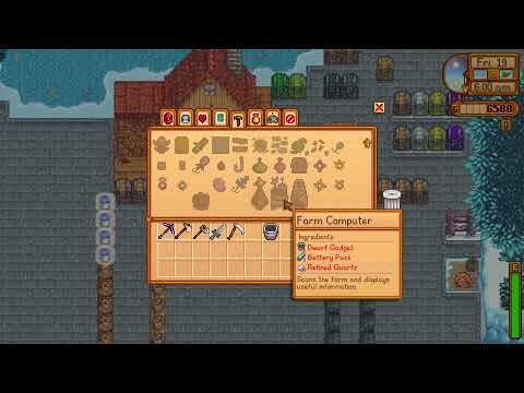 How do you get a farm computer in Stardew Valley?