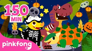 🎃Halloween Dinosaurios para niños🦖 | Mejores Canciones y Cuentos Infantiles | Pinkfong en español
