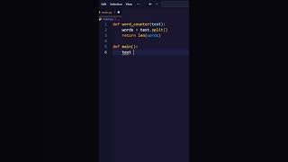 Word Counter in Python #python #programming