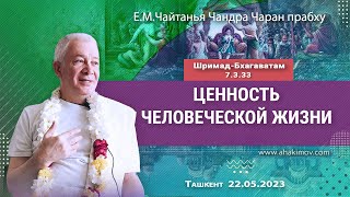 22/05/2023, Шримад-Бхагаватам 7.3.33, Ценность человеческой жизни - Чайтанья Чандра Чаран Прабху