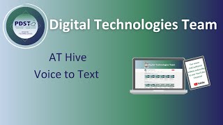 AT Hive - Voice to Text