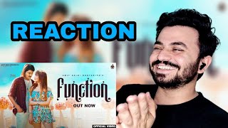 Reaction on AMIT SAINI ROHTAKIYA : Function फंक्शन ( Official Video ) New Haryanvi Song 2023