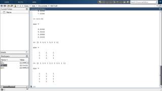 Matlab Tutorial #2: Arrays