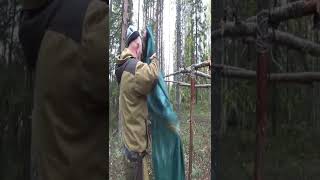 2 Day Fireplace Inside Stone Survival Shelter Bushcraft Shelt, Winter Camping Camp Cooking, Nature 2
