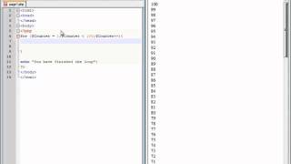 PHP Lesson 19 - The For Loop in PHP