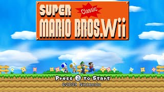 Super Classic Mario Bros. Wii - Full Game (100%)