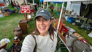 Shopping 40+ Miles of Yard Sales