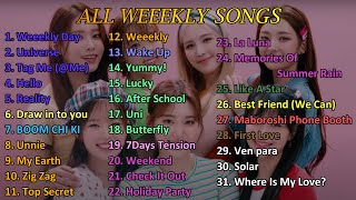 [Playlist] Weeekly (위클리) All Songs [UPDATED]