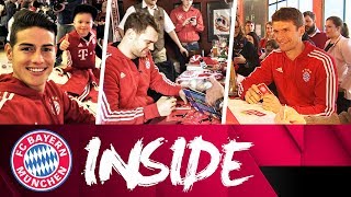Neuer, James and Müller visit FC Bayern Fan Clubs! | Inside FC Bayern