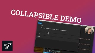 Demo of the Collapsible widget in Textual