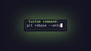 Clean Git History (git rebase --onto)