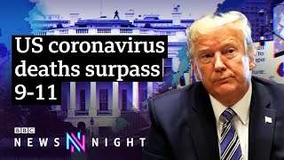 How President Trump is reacting to the coronavirus pandemic - BBC Newsnight