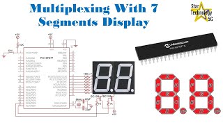 Microcontroller PIC16F877 Video 19 Multiplexing with 7 Segment Display Using Mikro C for PIC