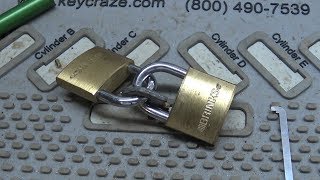 (418) 2 Brinks 30mm Padlocks SPP'd for Stock Lock Sunday