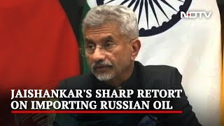 "Europe's Choices": S Jaishankar Slams Double Standards Over Russian Oil | The News