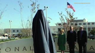 The Ronald Reagan Statue Unveiling at Reagan National Airport - 11/1/11