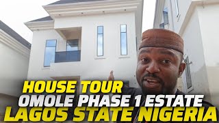 HOUSE TOUR IN OMOLE PHASE 1 OJODU IKEJA LAGOS STATE NIGERIA - HOUSE FOR SALE