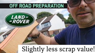 LAND ROVER OFF ROAD PREPERATION | Saving my Discovery PT3.5