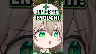 At least her eyes are green#shorts #vtuber #hololive