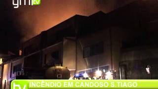 Meia centena de bombeiros combateram incêndio em empresa têxtil de Candoso S. Tiago