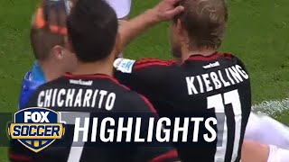 Javier Hernandez: Bayer Leverkusen vs. Darmstadt: All Touches - 2015–16 Bundesliga Highlights