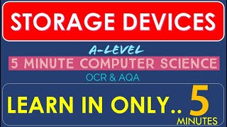 Tutorial 7. Storage Devices. RAM – ROM – SECONDARY – CLOUD – VIRTUAL MEMORY, CACHE - in 5 minutes!