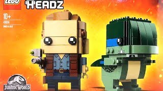 Jurassic World LEGO Brick Headz Owen and Blue 41614 - Lego Fallen Kingdom - Dinosaur Speed Build