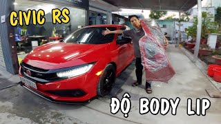 Thiện Red độ Body Lip cho Honda Civic RS - Một Ngày Bị Xe Chơi!