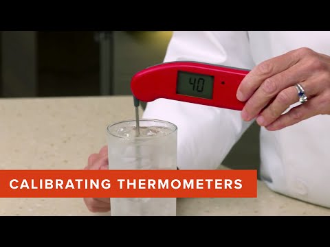 How to calibrate an instant read thermometer