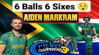 Aiden Markram classical 6 sixes || vs India 2024 || wcc3 || Sohail sarfraz