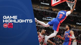 Full Game Highlights | Pistons Win (by a lot) in Chicago