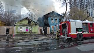 Пожар в Самаре на Галактионовской