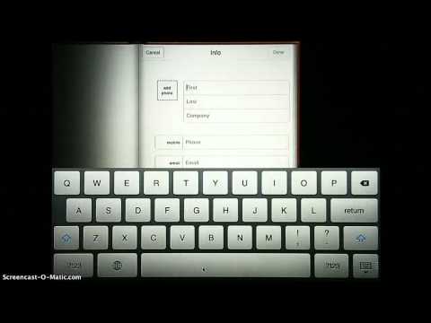 Creating Distribution Lists on iPad Creating Distribution Lists on iPad
