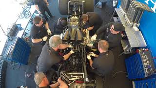 Timelapse Teardown of a Funny Car engine