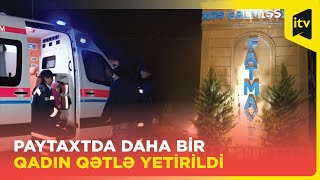 62 yaşlı kişi 29 yaşlı qadın tanışını qətlə yetirib