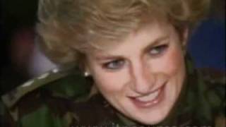 Princess Diana visits Royal Hampshire Regiment