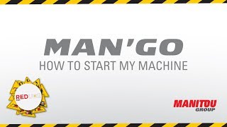 Manitou - Aerial work platform - Man'GO - How to start my machine