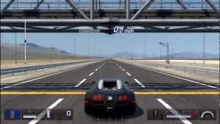 GT5 Bugatti Veyron Top Speed Run - Route X