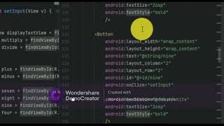 how to develop android calculator app using xml and java