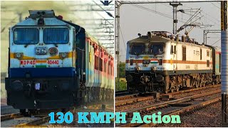 169th Anniversary Of Indian Railways ||Furious 130KMPH Action In WCR || ft. by Diesel 130kmph