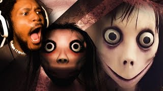 MOMO YOU WERE NOT INVITED TO MY HOUSE | Momo (Creepypasta Monster)