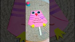 How to make cute Paper owl 🦉 #youtubeshorts #ytshorts