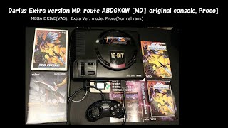 Darius Extra Version (ABDGKQW) [MEGA DRIVE original console, Ex Ver., Boss:Arcade, Proco]