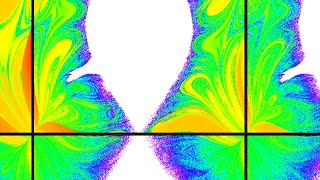 Double Pendulum Multiple Flips Visualization