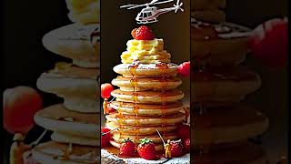 Tiny Workers Build a Tower of Pancakes 🥞🏗️  —Hyper-Realistic Miniature Food Art!/TheCutest