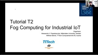 ESWEEK 2021 Tutorial - Fog Computing for Industrial IoT